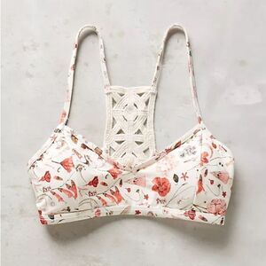 Anthropologie L*Space Bernie Bikini Top in Floral Print - Large